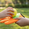 thumbnail image 5 of Sticky Catch Ball Game Set, Orange Fuzzy Toss and Catch Gloves with 2 Balls, Outdoor Sports Toy for Kids and Adults, Backyard & Lawn Fun, 5 of 6