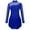 Royal Blue, variant on Alvivi Kids Girls Figure Ice Skating Leotard Dress Long Sleeve Gymnastic Dance Competition Costume Burgundy 6