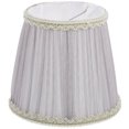 thumbnail image 1 of RUNROTOO Light Grey Table Lamp Shades Fabric Candle Shape Light Diffusion Family Friends 1Pack, 1 of 8