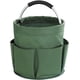 thumbnail image 1 of Cesta para Almacenar Productos de Limpieza, Con 6 espacios de almacenamiento y gran compartimento central, Plegable para ocupar poco espacio, Con asa de transporte, Verde, 1 of 5