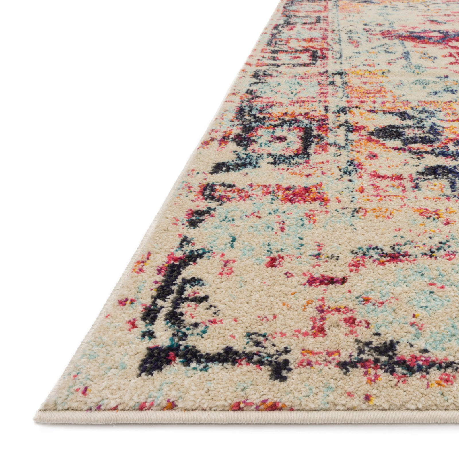 Loloi II Nadia Abstract Ivory / Fiesta Area Rug