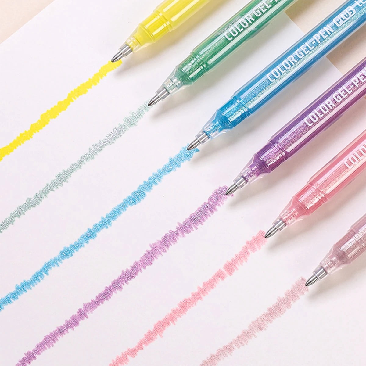 Glitter Gel Pens for Adult Coloring, 24/36/54/72 Colors Special Shining Multi Glitter Gel Pens Colored Set for Drawing, Doodling, Journaling & Creative Art Supplies