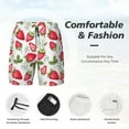 thumbnail image 5 of Balery Strawberry1 Mens Swim Trunks Swim Shorts for Men Quick Dry Inseam Beach Shorts with Compression Liner Pocket-Medium, 5 of 9
