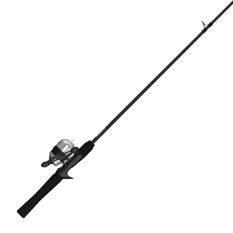 Zebco 33 Micro Spincast Reel and Fishing Rod Combo, 5-Foot 2-Piece Durable  Fiberglass Fishing Pole, Size 10 Reel, QuickSet Anti-Reverse Fishing Reel,  Includes 26-Piece Tackle Kit, Silver 