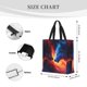 thumbnail image 3 of Balery Wolf Bolsa de Mano para Mujeres con Cremallera, Bolsa de Gimnasio con Compartimentos, Bolsa para Laptop, Bolsa para Trabajo, 3 of 7