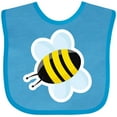 thumbnail image 3 of Inktastic Bumble Bee Boys or Girls Baby Bib, 3 of 4