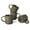 Moss, variant on Famiware 4 Pieces Stoneware Mug Set (12oz), Cream & Cocoa