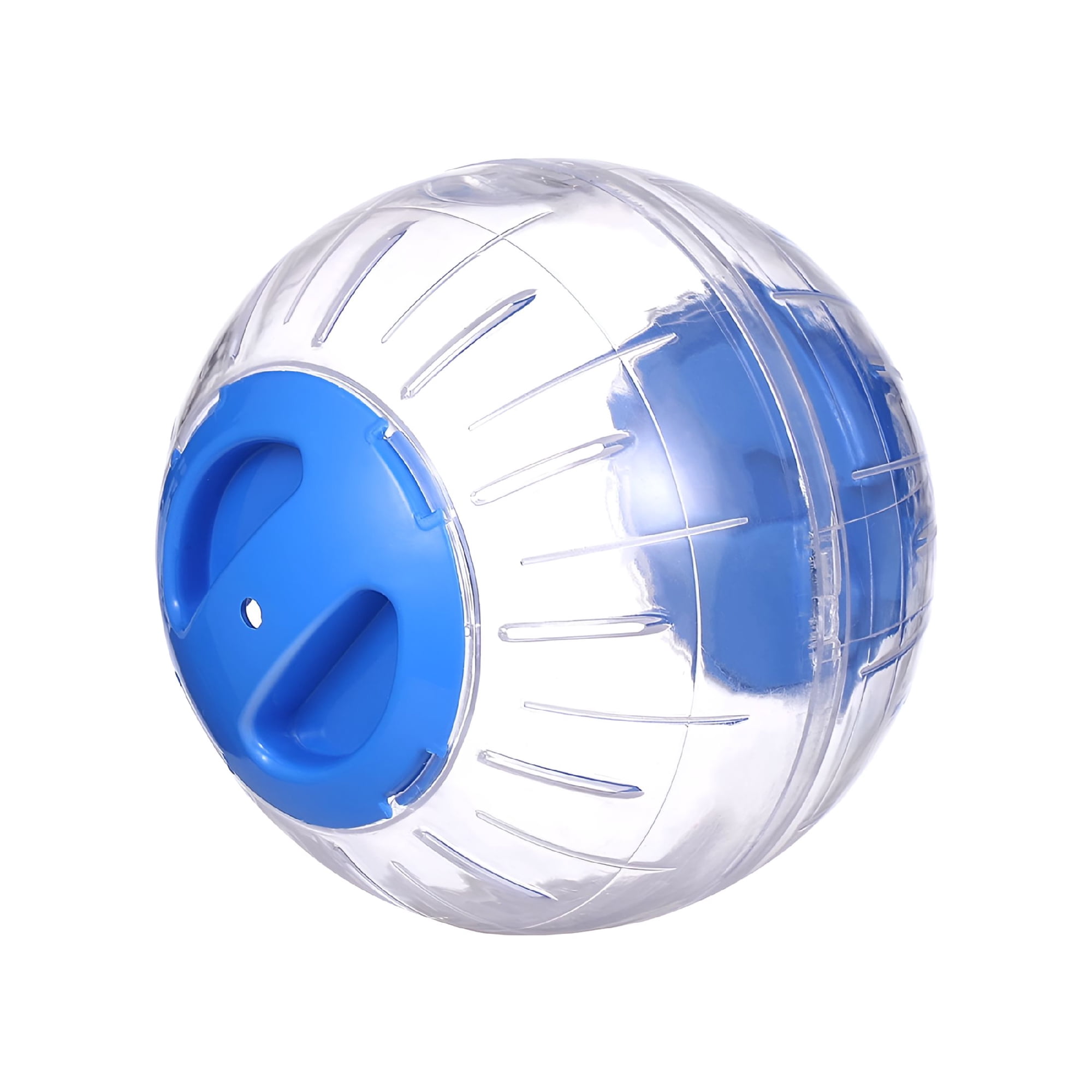 BESTSKY 2026 New Transparent Pet Hamster Exercise Ball Mini Trot Plastic Toys (Blue) for Hamster, Small Pets, Indoor, Playroom, Cage