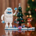 thumbnail image 4 of Open Box Brickcraft Rudolph the Red-Nosed Reindeer Bumble and Rudolph Christmas Tree Brick Building Kit (494-Piece Set), Holiday Collectible, Festive Display, Christmas Decoration, 4 of 11