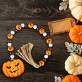 thumbnail image 4 of Clearance Hangs under $5,Wooden Bead Tassel Garland Halloween Holiday Farmhouse Country Bead And Rope Grid Tassel Tray Decoration Retro Room Decoration Home String Prayer Wall Decoration For Nu, 4 of 4