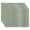 Green, variant on Simply Daisy, 18 x 14 inch, Pattern Stripe Placemat (set of 4), Green