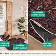 thumbnail image 5 of Bloom Rugs Washable Non-Slip 7 ft Runner - Burgundy Traditional Bordered Runner for Entryway, Hallway, Bathroom, and Kitchen - Exact size: 2.5' x 7', 5 of 10