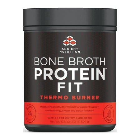 Ancient Nutrition, Bone Broth Protein FIT, Thermo Burner, 20 Servings