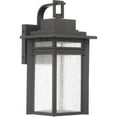 thumbnail image 3 of Quoizel Beacon Medium LED Wall Lantern in Stone Black, 3 of 5