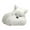 E, variant on 3.1" x 2.7" Cute Simulation Fox Toy Mini Fox Plush Lying Fox Model Realistic Fox Statue Doll Faux Fox Collectible Gift for Car Decoration,I