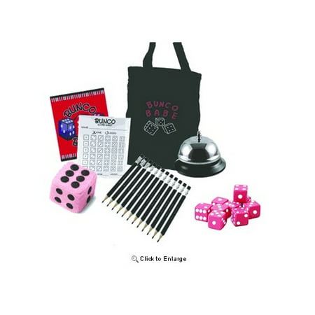 Bunco Babe Game Kit with Crystal Tote Bag (Babe Ruth Best Game)