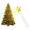thumbnail image 3 of Christmas Tree Magic Wand Red And White Striped Star Glowing Light Controller For Holiday Decoration F, 3 of 9