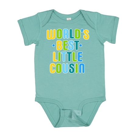 

Inktastic Worlds Best Little Cousin Gift Baby Boy Bodysuit