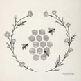 thumbnail image 3 of Miller, Sara Zieve 20x20 Black Modern Framed Museum Art Print Titled - Happy to Bee Home III Neutral, 3 of 5