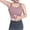 Pink, variant on JIUKE Plus Size Sport Bras for Women Full Coverage Racerback Yoga Bras Hollow out Back Seamless Workout Bras Size 4XL