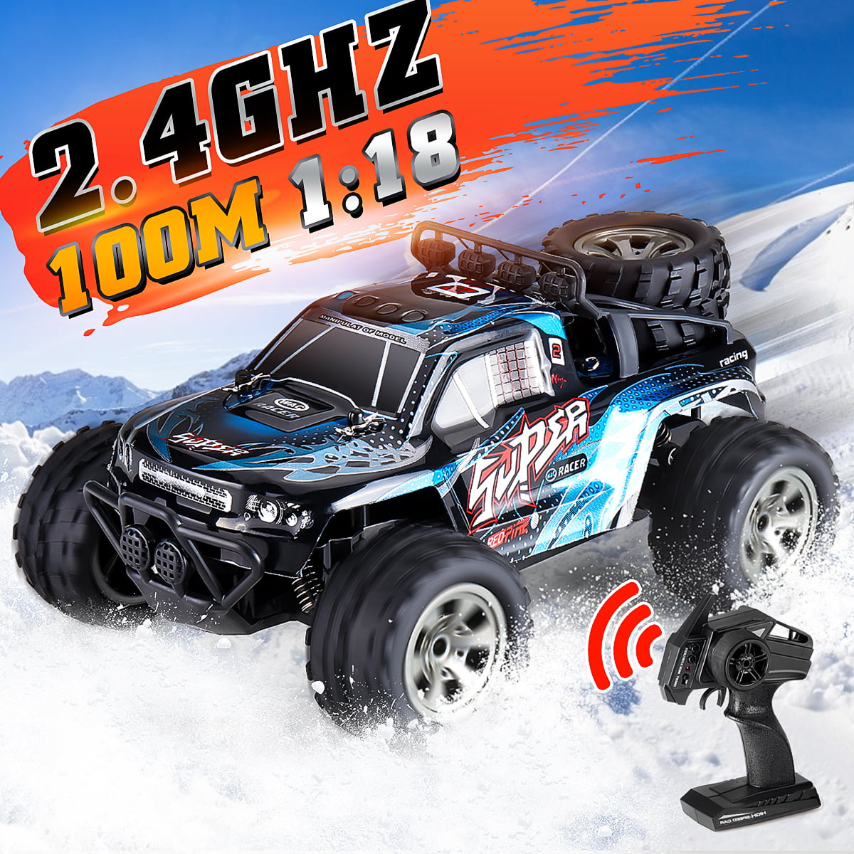 Details about   1 32 RC Car 2.4Ghz 2WD Off-Road Remote Control Trucks Vehicle Electric Car Toys 