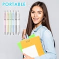 thumbnail image 5 of Tomorotec 0.7mm Mechanical Pencils 6-Pack, 16 Lead Refills, 4 Erasers, 6 Cap Erasers Ideal for Writing, Sketching, Drawing, Drafting with HB Lead in 6 Pastel Colors, Perfect for Office Use, 5 of 7