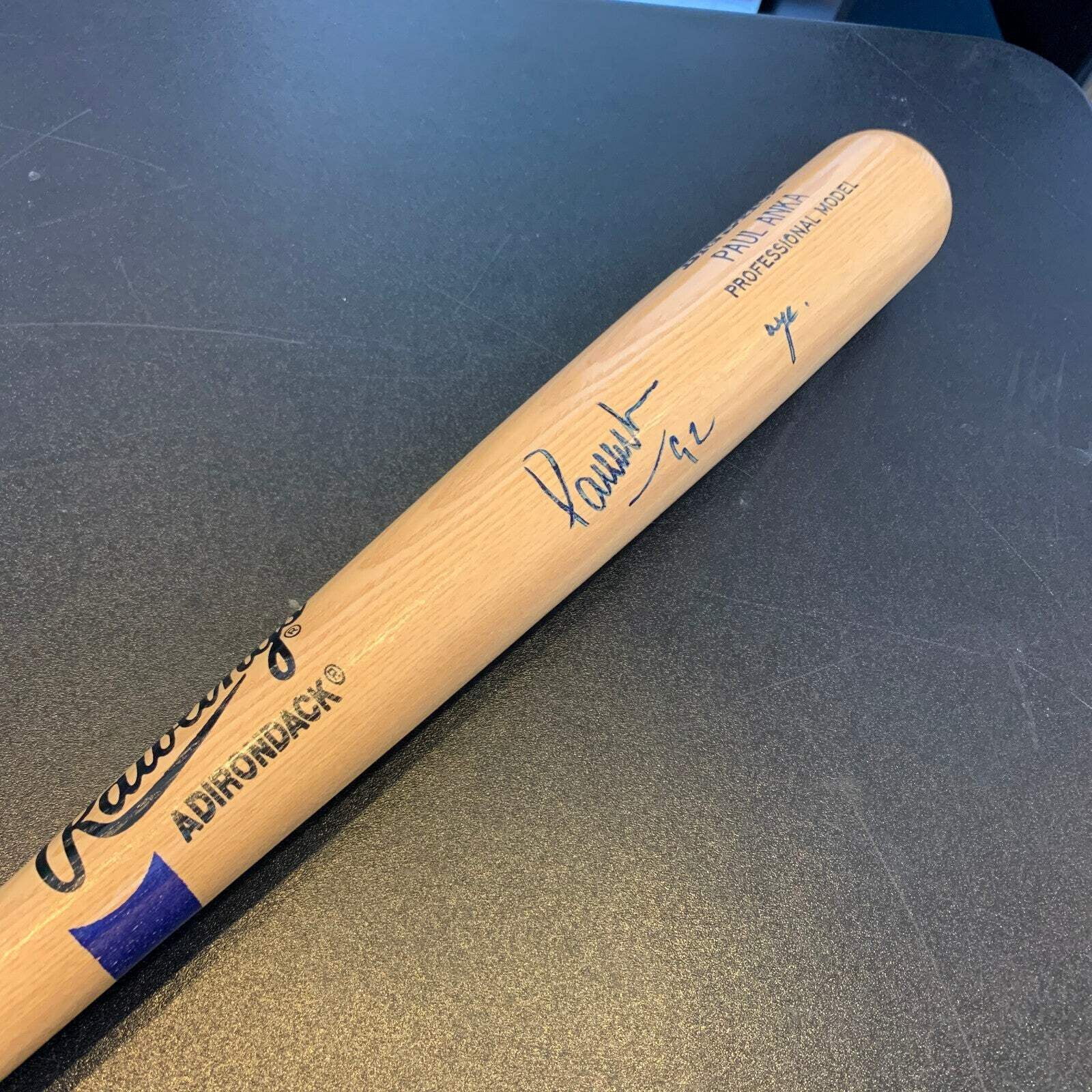 Paul Anka Signed Personal Model Baseball Bat With JSA COA  Signed Letter