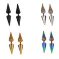 thumbnail image 4 of 1 Pce Hommes Garçons Boucles d'Oreilles en Acier Titane Rivets Clou d'Oreille Punk Rock Perçage Clou Rivets en Acier, 4 of 8