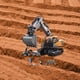 thumbnail image 5 of Excavadora de ingeniería de juguete de construcción de control remoto con rotación de 360 ​​grados amarillo, 5 of 8