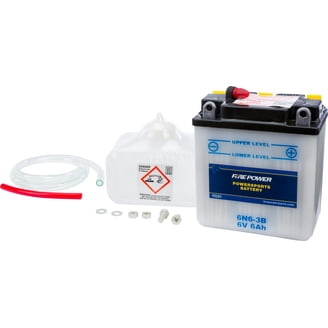 Fire Power CB10A-A2 Heavy Duty 12V Battery With Acid - Standard Automotive Battery