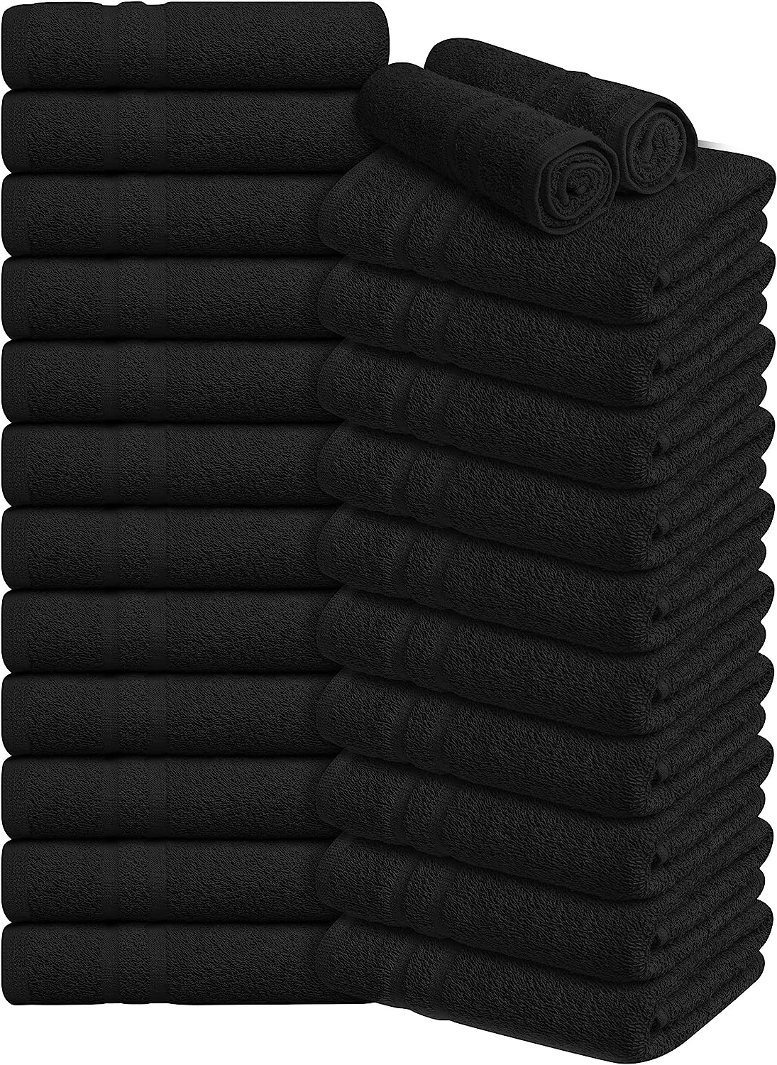 Salon Towel 24 pack, 16 x 27 inches, Dark Grey