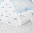 thumbnail image 5 of Erosebridal Blue Coquette Bowknot Kids Twin Quilt Set,Geometric Striped Polka Dots Twin Coverlet Set For Girl,2 Pieces, 5 of 7