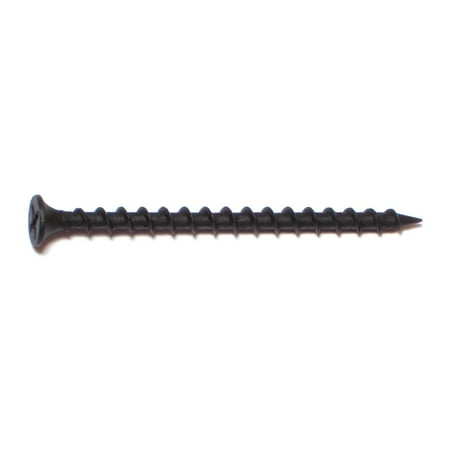

#6 x 1-5/8 Black Phosphate Steel Coarse Thread Phillips Bugle Head Drywall Screws DWSCR-098