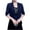 Navy2, variant on APEXFWDT Women's Chiffon Cropped Cardigan Open Front Bolero Sheer Shrugs for Dress Short Sleeve Tie Front Cardigan