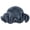 dark grey, variant on Handmade Crochet Bucket Hat for Woman Teen Outdoor Fisherman Hat Ruffled Brim Winter Windproof Carnivals Hat