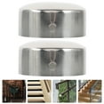 thumbnail image 2 of SHISUYAN 2pcs Handrail End Caps Rail Plugs Decorative Tube Caps Protector Handrail Accessories, 2 of 7