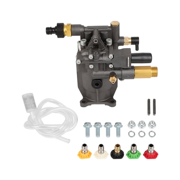 SCITOO Pressure Washer Pump 3/4" Shaft Water Pressure Pump MAX 3300 PSI,2.5 GPM,for Pressure Washers With Horizontal Engines