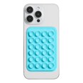 thumbnail image 1 of Funda de silicona con ventosa para teléfono móvil JSmirlly, manos libres, azul claro, 1 of 7
