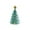Mint Green, variant on LED Glass Christmas Tree with Lights, Battery Operated Tabletop Decor, Frosted Glass Holiday Centerpiece for Mantel, Window, Fireplace, and Indoor Home Christmas Decorations