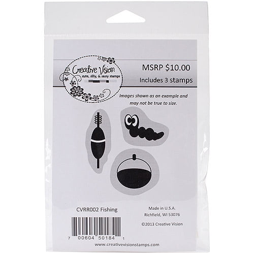 Deep Etch Red Rubber Stamp