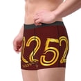 thumbnail image 2 of Pofeuu 2025 New Year 4 Print Men’s Boxer Briefs, Moisture-Wicking Underwear, Regular,Trunk-Small, 2 of 5