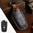 thumbnail image 1 of Car Key Fob Cover Case Protector For Ford Focus Mondeo Edge Car Key Case Fob Cover Leather Crazy Horse, 1 of 24