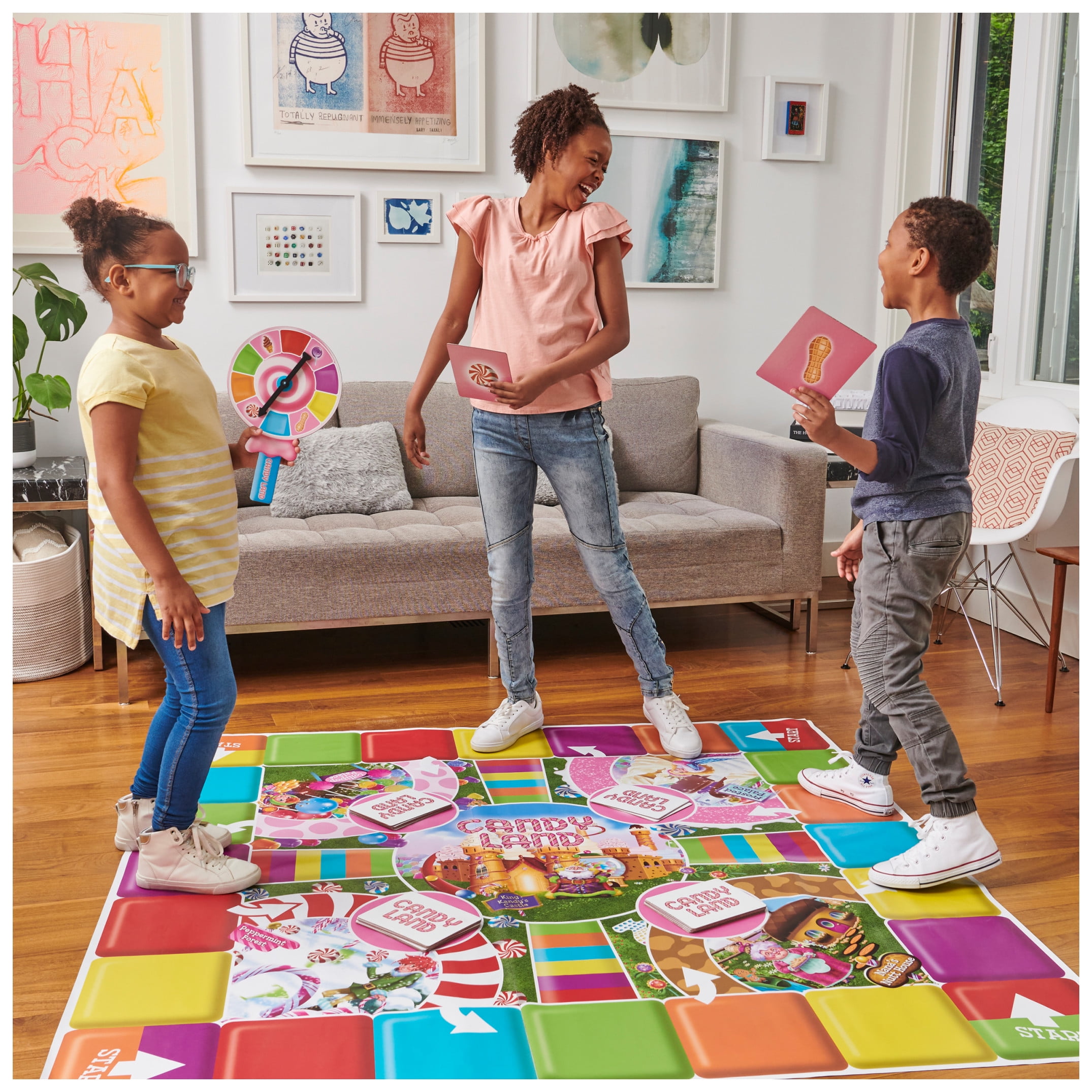 Spin Master Games, Candy Land Giant Edition Board Game, for Ages 4 and up