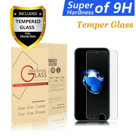 iPhone 7 [Tempered Glass Screen Protector] 2 Pack