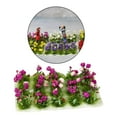 thumbnail image 3 of pitrice DIY Flower Cluster Model Railroad decorations kit Architecture Grass Layout kit accessory Violet, 3 of 9
