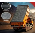thumbnail image 5 of 7' x 18' Dump Truck Vinyl Coated Mesh Tarps Cover with 5 Inch 18oz Double Pocket, 5 of 9
