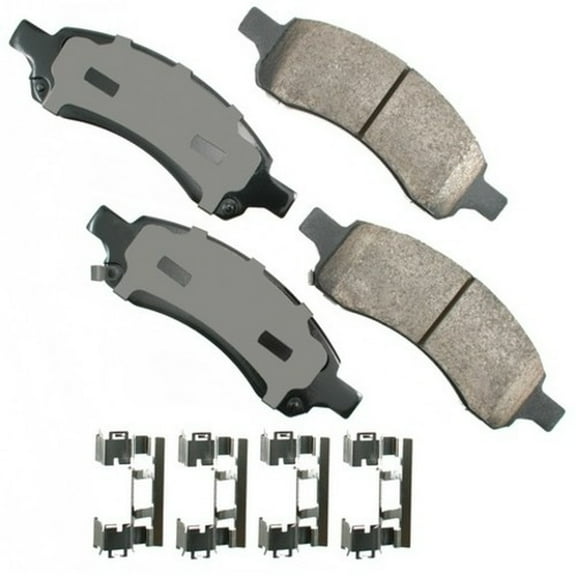Disc Brake Pad Set Fits select: 2009-2017 CHEVROLET TRAVERSE, 2007-2016 GMC ACADIA