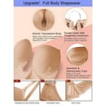 thumbnail image 4 of Sveltors Shapewear Bodysuit for Women Tummy Control Plunge Backless Shapewear Mid Thigh Mesh Shaping Body Shaper, 4 of 7