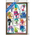 thumbnail image 3 of DreamWorks Trolls - Grid Wall Poster, 14.725" x 22.375", Framed, 3 of 3