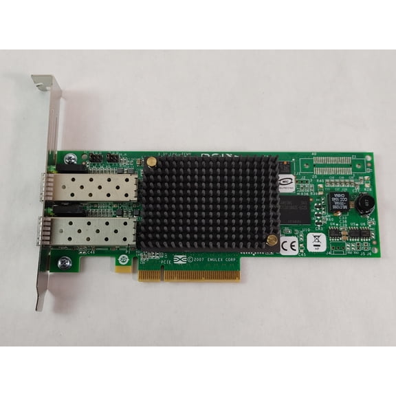 Pre-Owned HP AJ763-63002 LPE12002 PCI Express x8 8 Gbps Dual Fibre Channel Host Bus (Good)